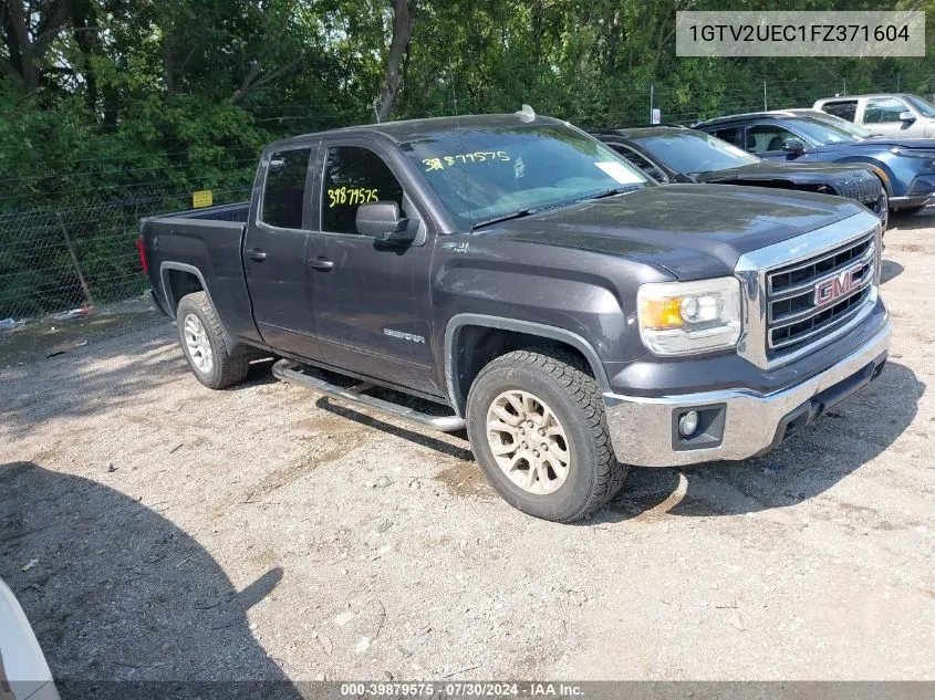 2015 GMC Sierra 1500 Sle VIN: 1GTV2UEC1FZ371604 Lot: 39879575