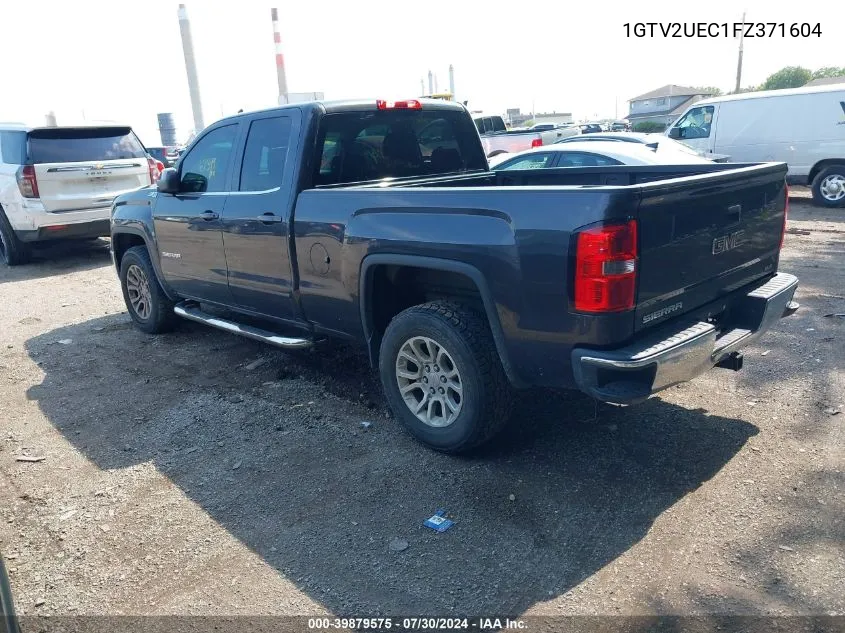 2015 GMC Sierra 1500 Sle VIN: 1GTV2UEC1FZ371604 Lot: 39879575