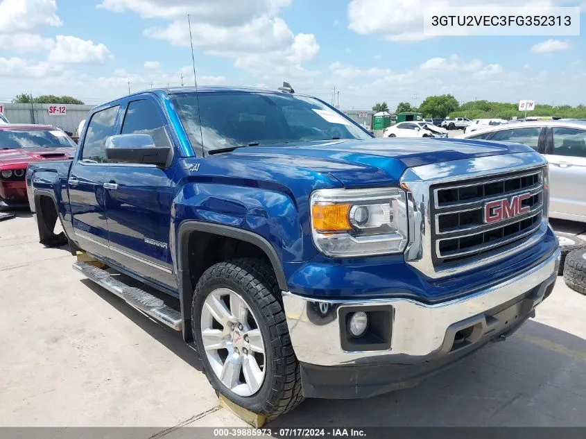 2015 GMC Sierra 1500 Slt VIN: 3GTU2VEC3FG352313 Lot: 39885973