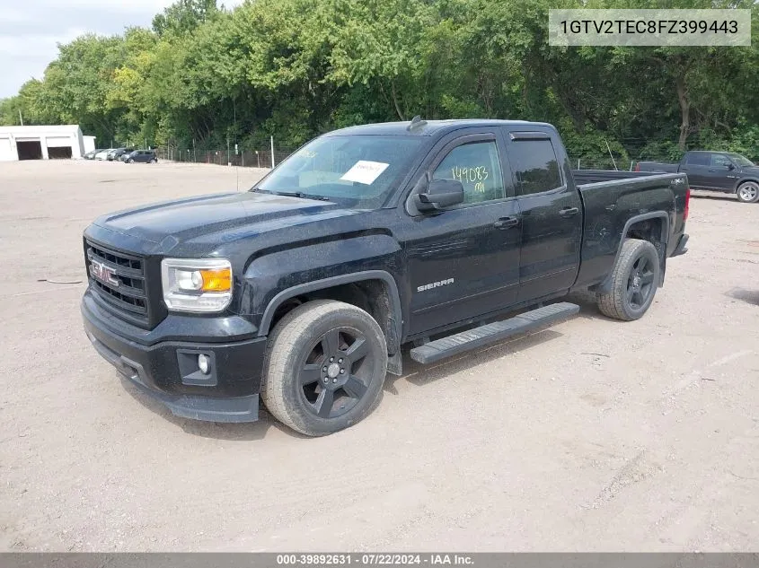 2015 GMC Sierra 1500 VIN: 1GTV2TEC8FZ399443 Lot: 39892631