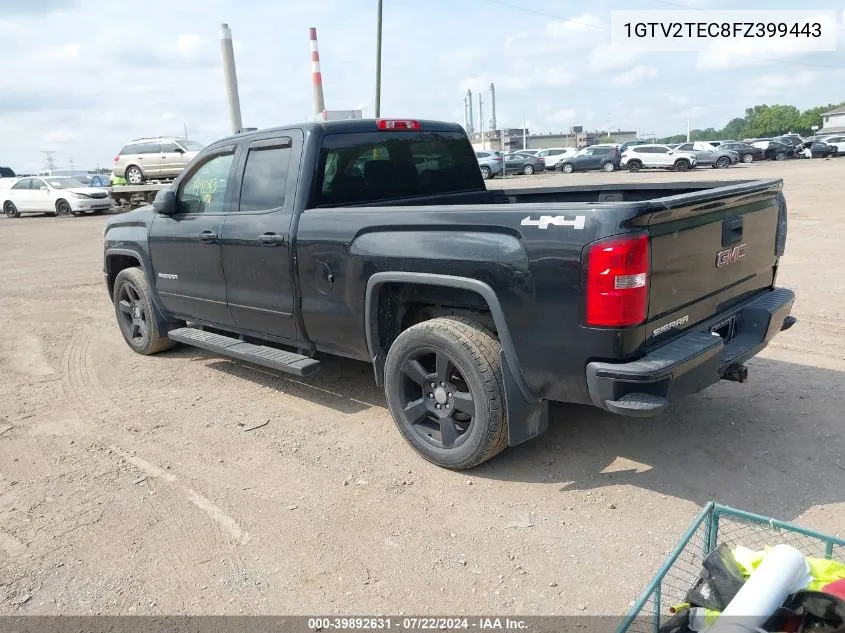 1GTV2TEC8FZ399443 2015 GMC Sierra 1500