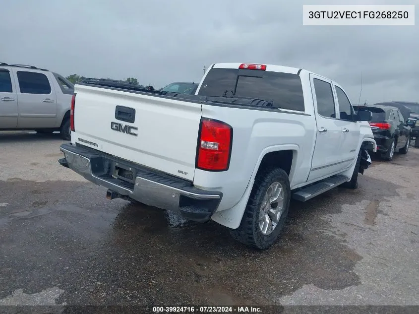 2015 GMC Sierra 1500 Slt VIN: 3GTU2VEC1FG268250 Lot: 39924716