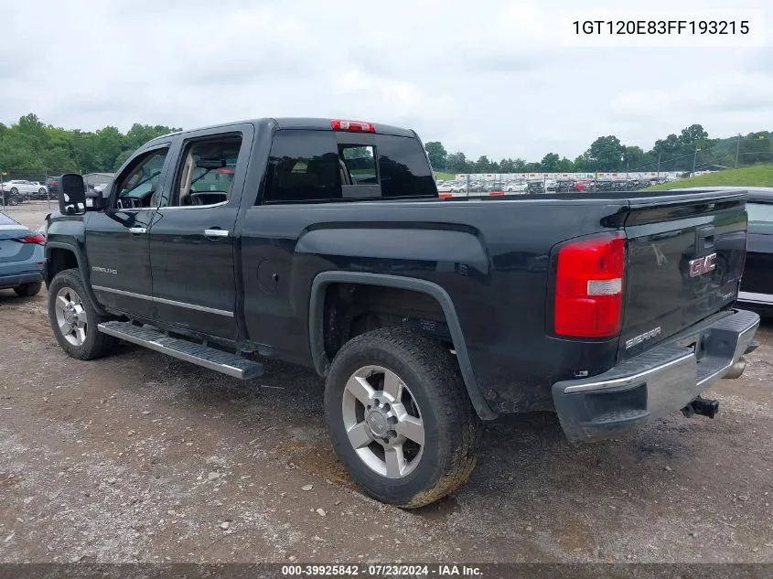 1GT120E83FF193215 2015 GMC Sierra 2500Hd Denali