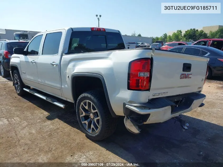 2015 GMC Sierra 1500 Sle VIN: 3GTU2UEC9FG185711 Lot: 39937109