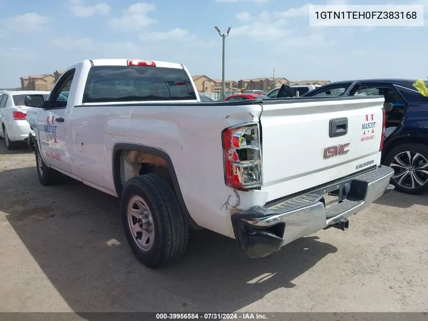 2015 GMC Sierra 1500 VIN: 1GTN1TEH0FZ383168 Lot: 39956584