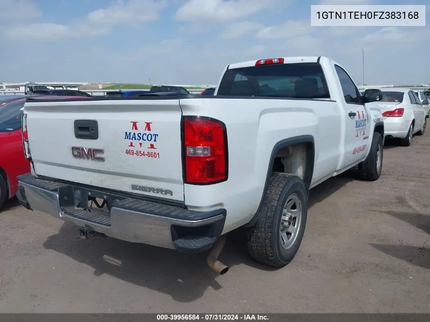 2015 GMC Sierra 1500 VIN: 1GTN1TEH0FZ383168 Lot: 39956584