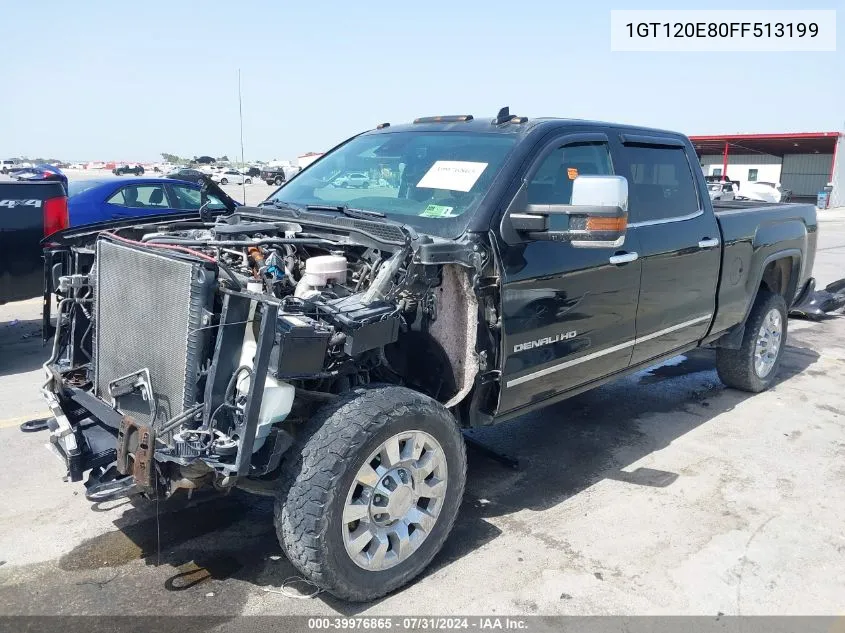 2015 GMC Sierra 2500Hd Denali VIN: 1GT120E80FF513199 Lot: 39976865