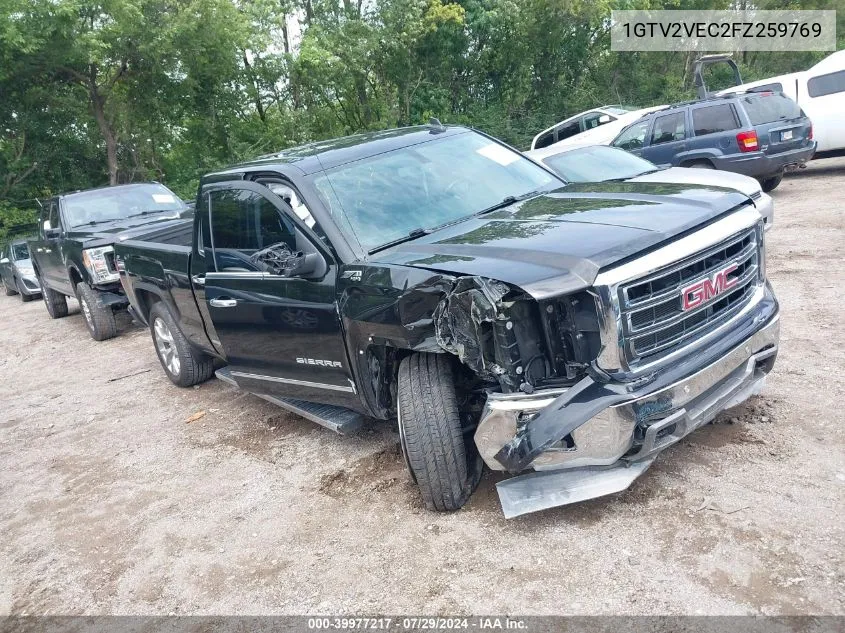 1GTV2VEC2FZ259769 2015 GMC Sierra 1500 Slt