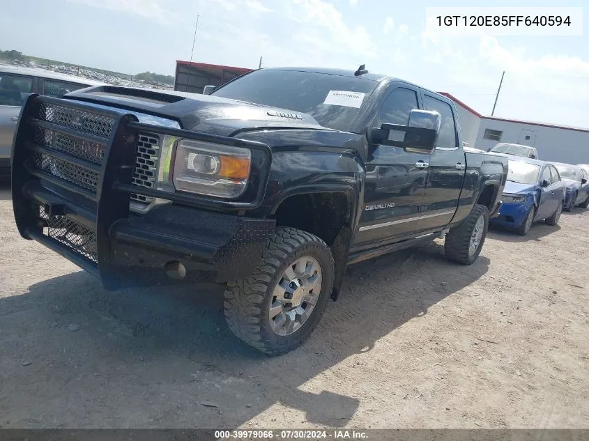 1GT120E85FF640594 2015 GMC Sierra 2500Hd Denali