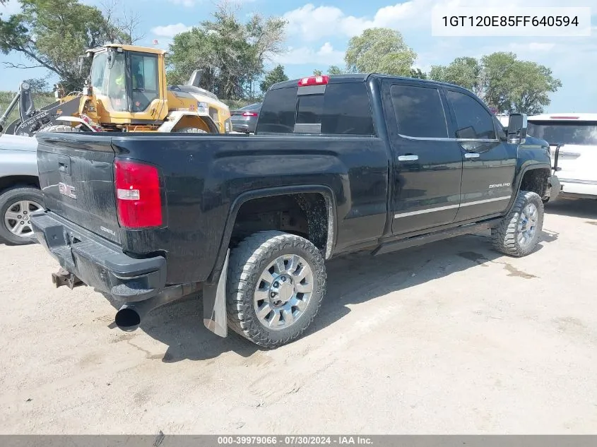 1GT120E85FF640594 2015 GMC Sierra 2500Hd Denali