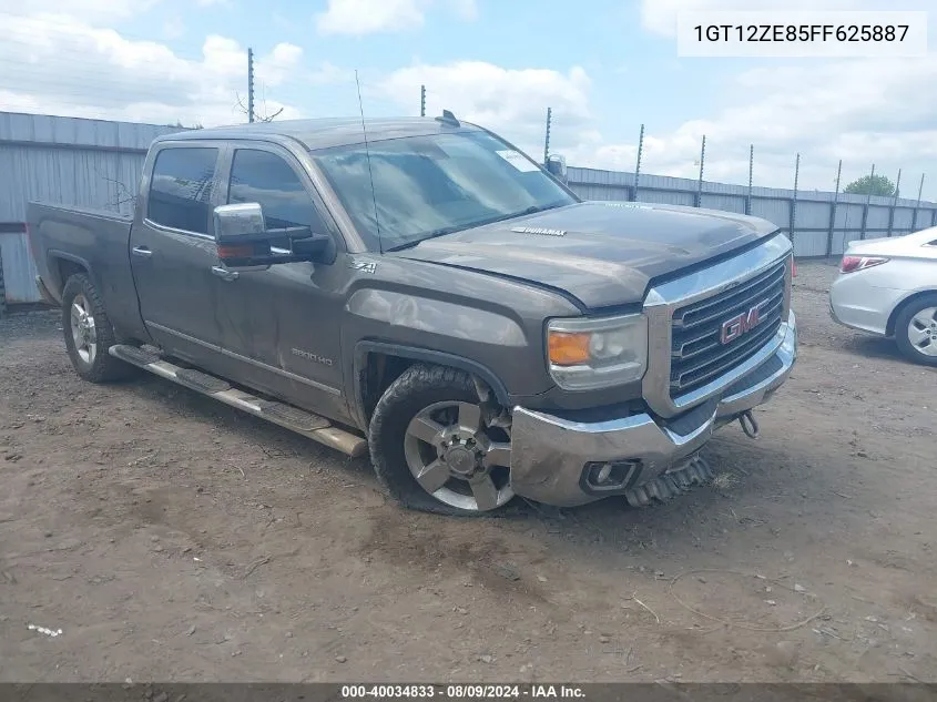 2015 GMC Sierra 2500Hd Slt VIN: 1GT12ZE85FF625887 Lot: 40034833