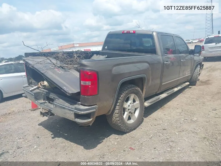 1GT12ZE85FF625887 2015 GMC Sierra 2500Hd Slt