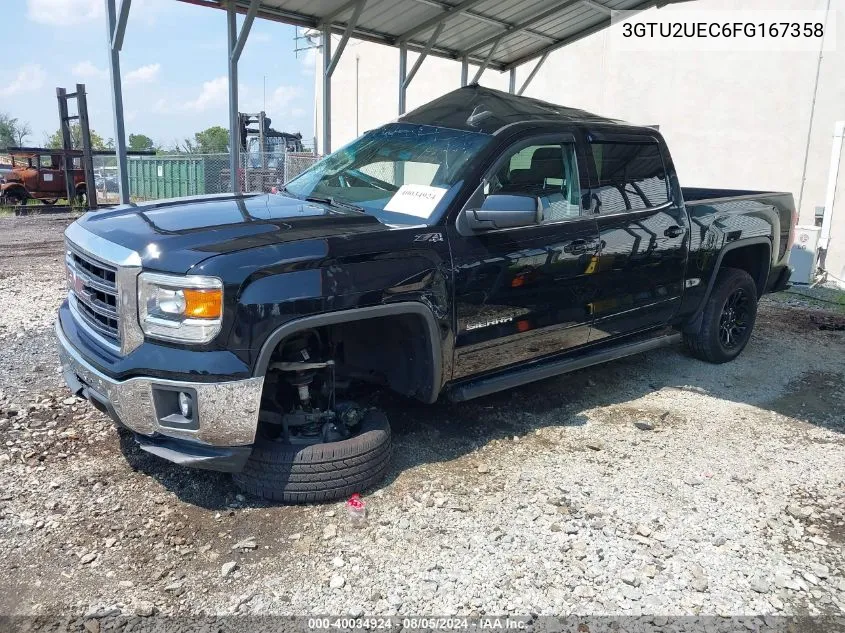 2015 GMC Sierra 1500 Sle VIN: 3GTU2UEC6FG167358 Lot: 40034924