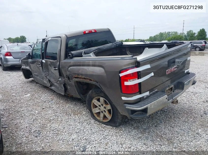 2015 GMC Sierra 1500 Sle VIN: 3GTU2UEC8FG271298 Lot: 40039176