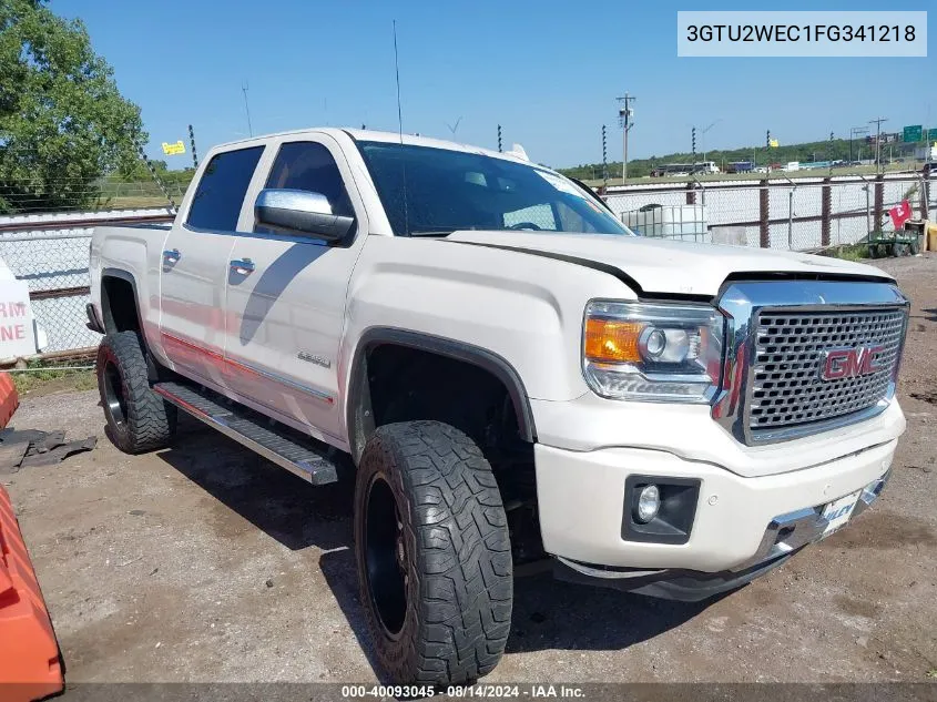 2015 GMC Sierra 1500 Denali VIN: 3GTU2WEC1FG341218 Lot: 40093045