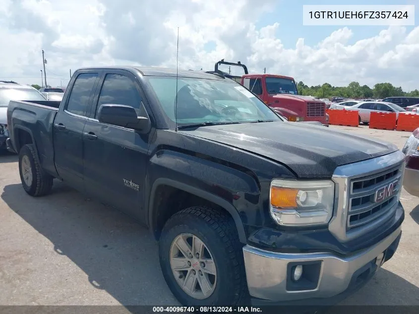 2015 GMC Sierra 1500 Sle VIN: 1GTR1UEH6FZ357424 Lot: 40096740