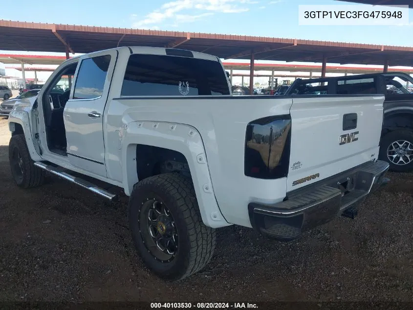 3GTP1VEC3FG475948 2015 GMC Sierra 1500 Slt