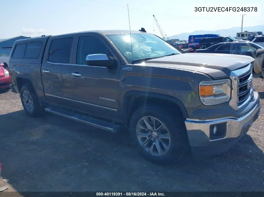 3GTU2VEC4FG248378 2015 GMC Sierra K1500 Slt