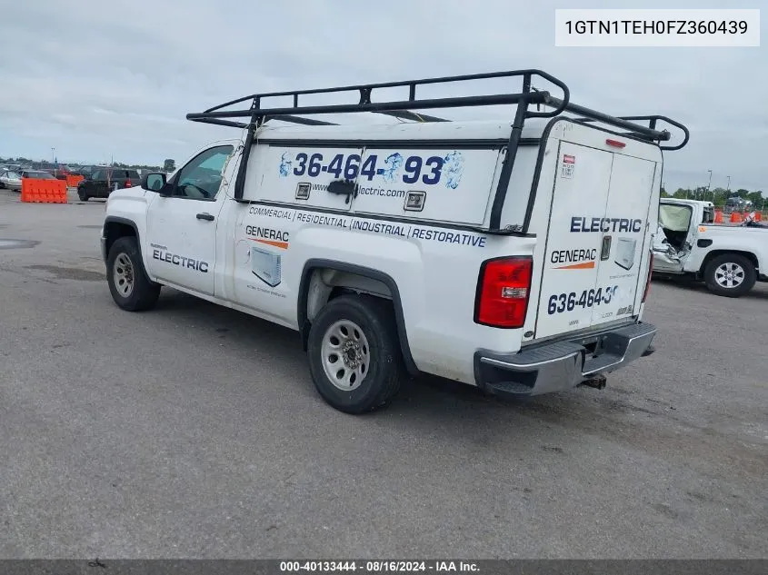 1GTN1TEH0FZ360439 2015 GMC Sierra 1500