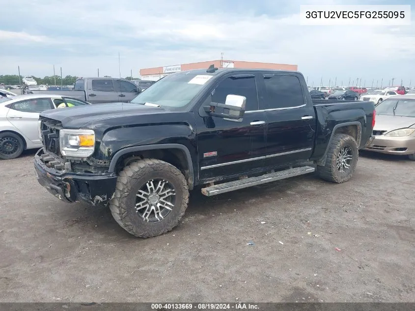 2015 GMC Sierra 1500 Slt VIN: 3GTU2VEC5FG255095 Lot: 40133669