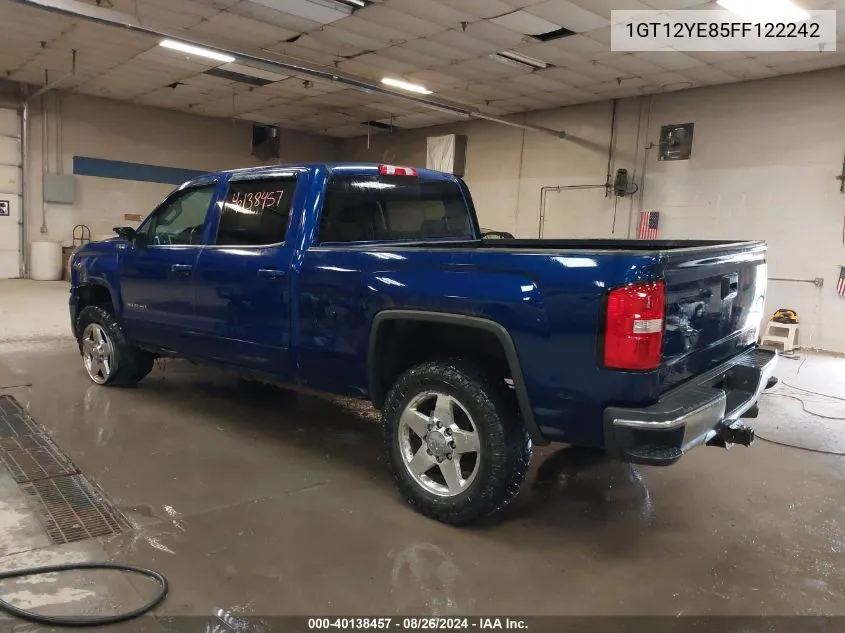 1GT12YE85FF122242 2015 GMC Sierra 2500Hd Sle