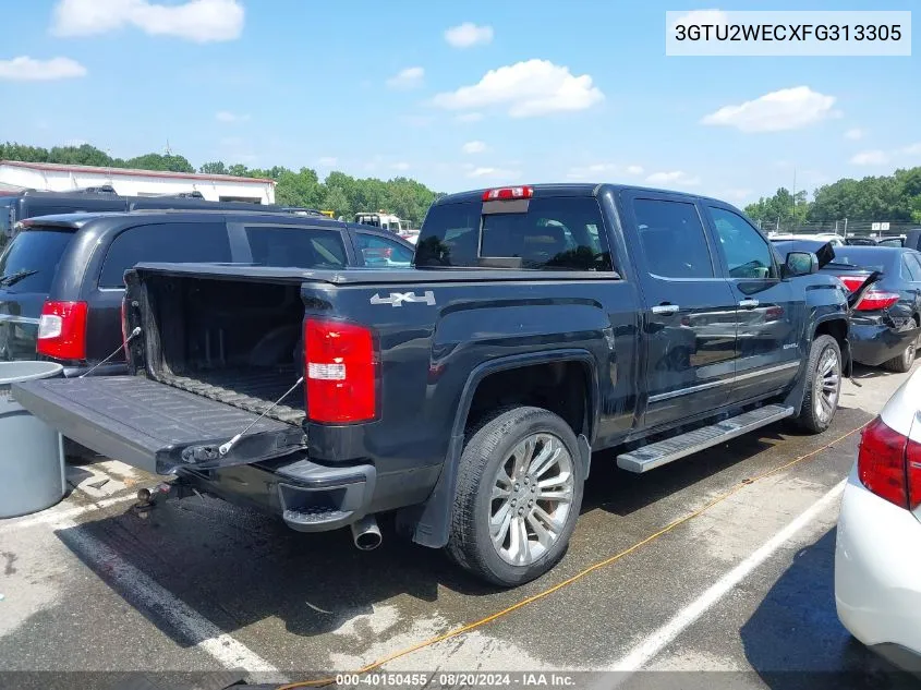 2015 GMC Sierra K1500 Denali VIN: 3GTU2WECXFG313305 Lot: 40150455