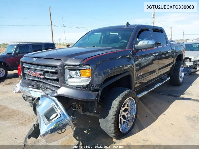 2015 GMC Sierra 1500 Sle VIN: 3GTU2UECXFG338063 Lot: 40171470