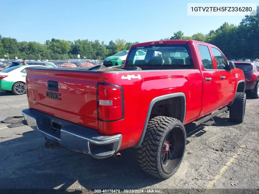 2015 GMC Sierra 1500 VIN: 1GTV2TEH5FZ336280 Lot: 40178470