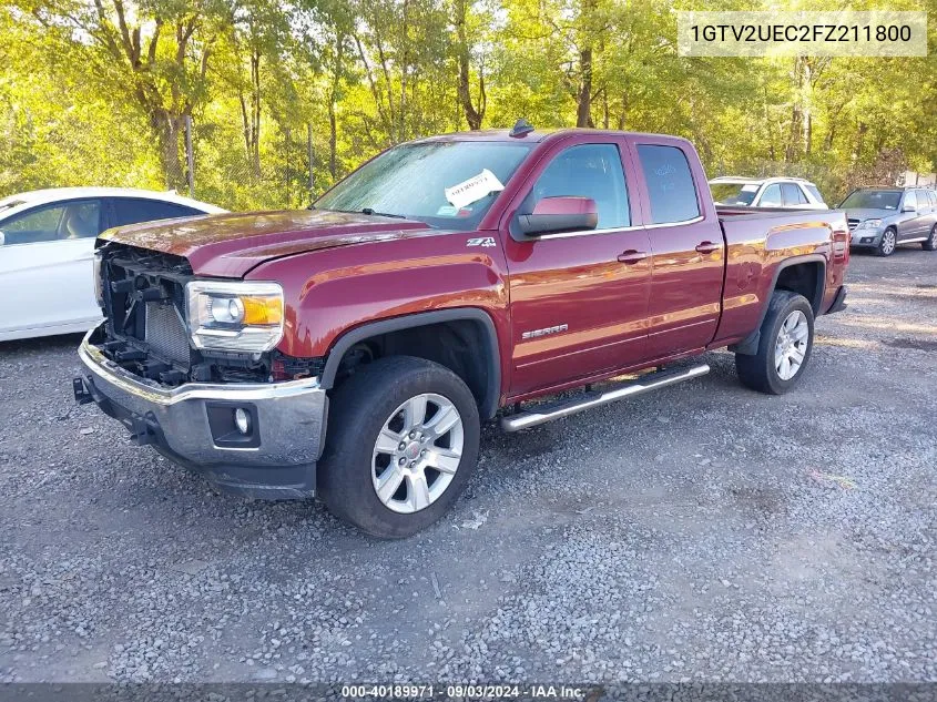 1GTV2UEC2FZ211800 2015 GMC Sierra 1500 Sle