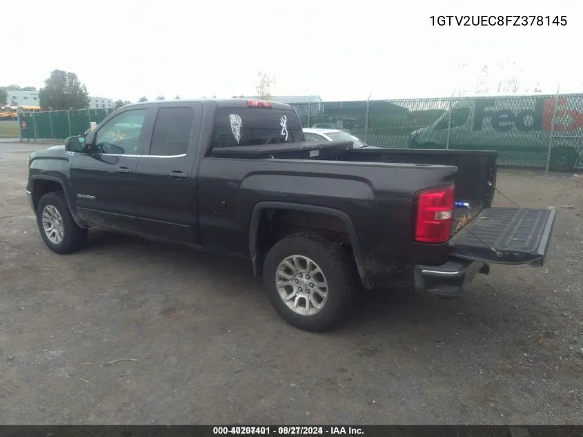 2015 GMC Sierra 1500 Sle VIN: 1GTV2UEC8FZ378145 Lot: 40207401