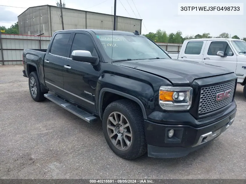 2015 GMC Sierra 1500 Denali VIN: 3GTP1WEJ3FG498733 Lot: 40215591