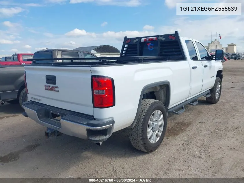 2015 GMC Sierra 2500Hd VIN: 1GT21XEG6FZ555639 Lot: 40216760