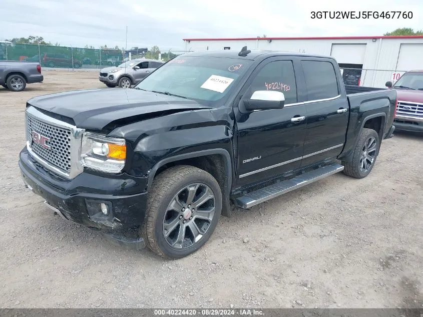 3GTU2WEJ5FG467760 2015 GMC Sierra 1500 Denali