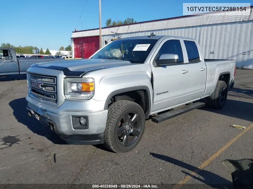 2015 GMC Sierra 1500 VIN: 1GTV2TEC5FZ288154 Lot: 40225049