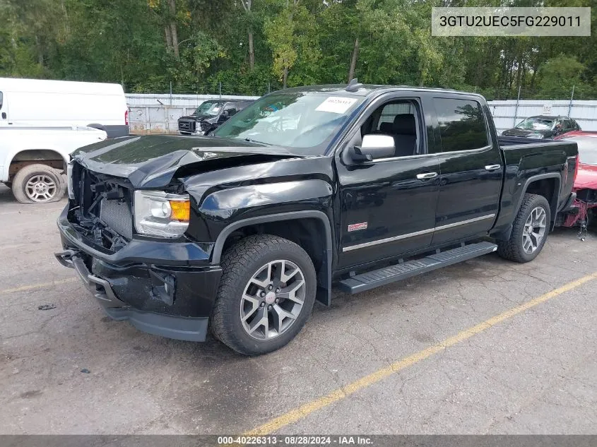 2015 GMC Sierra 1500 Sle VIN: 3GTU2UEC5FG229011 Lot: 40226313