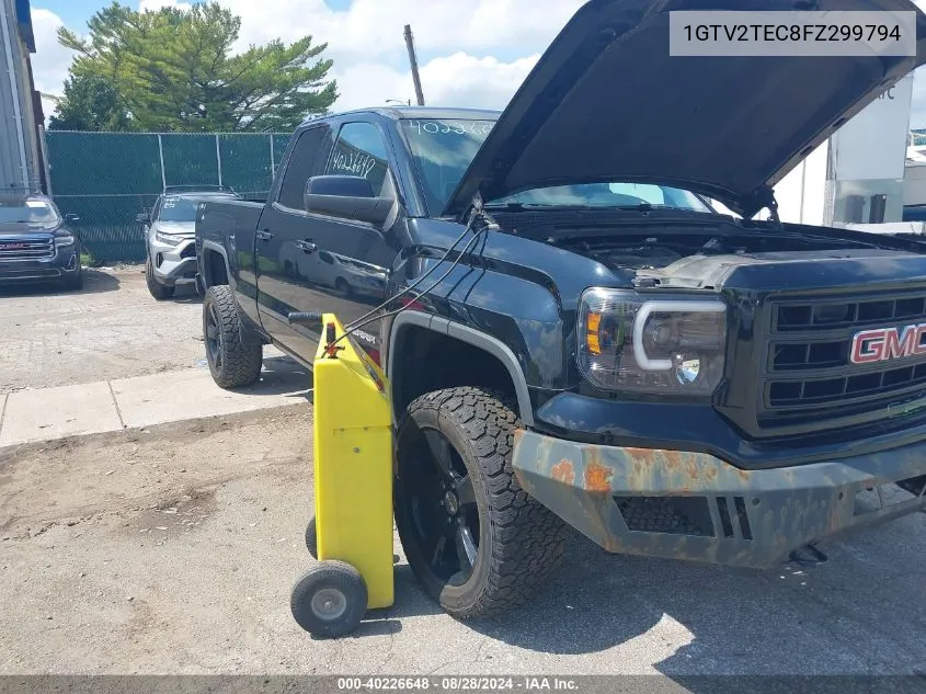 2015 GMC Sierra 1500 VIN: 1GTV2TEC8FZ299794 Lot: 40226648