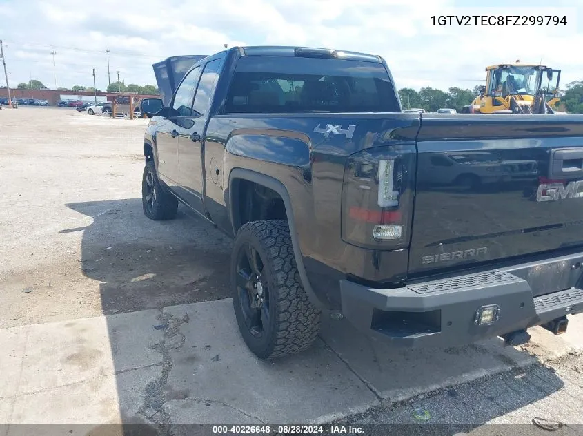 2015 GMC Sierra 1500 VIN: 1GTV2TEC8FZ299794 Lot: 40226648