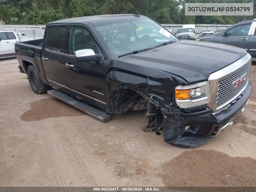 3GTU2WEJ6FG534799 2015 GMC Sierra 1500 Denali