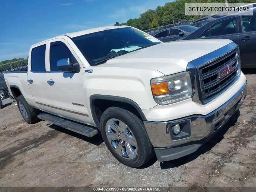 2015 GMC Sierra 1500 Slt VIN: 3GTU2VEC0FG214695 Lot: 40233998