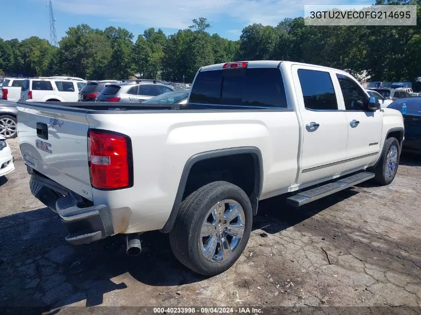 3GTU2VEC0FG214695 2015 GMC Sierra 1500 Slt