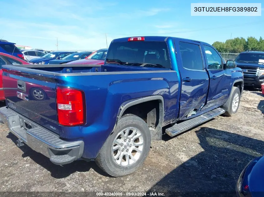 2015 GMC Sierra 1500 Sle VIN: 3GTU2UEH8FG389802 Lot: 40240005