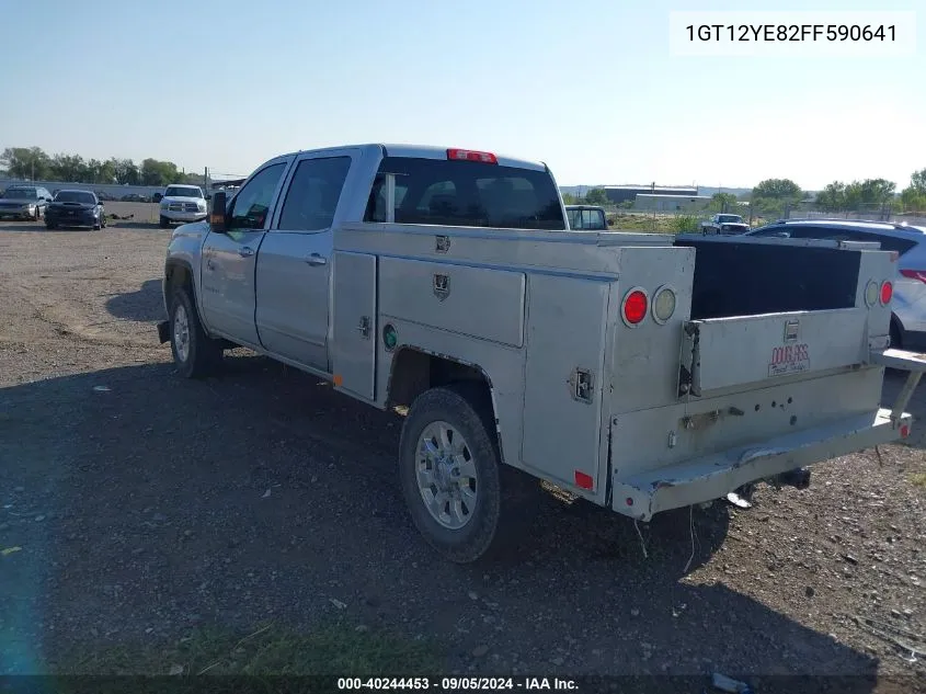 2015 GMC Sierra 2500Hd K2500 Sle VIN: 1GT12YE82FF590641 Lot: 40244453