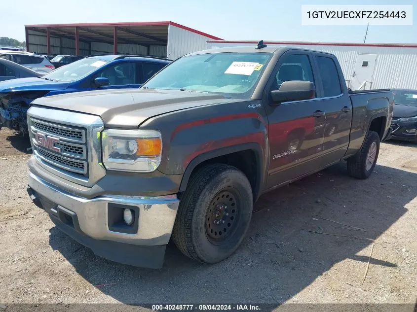 1GTV2UECXFZ254443 2015 GMC Sierra 1500 Sle