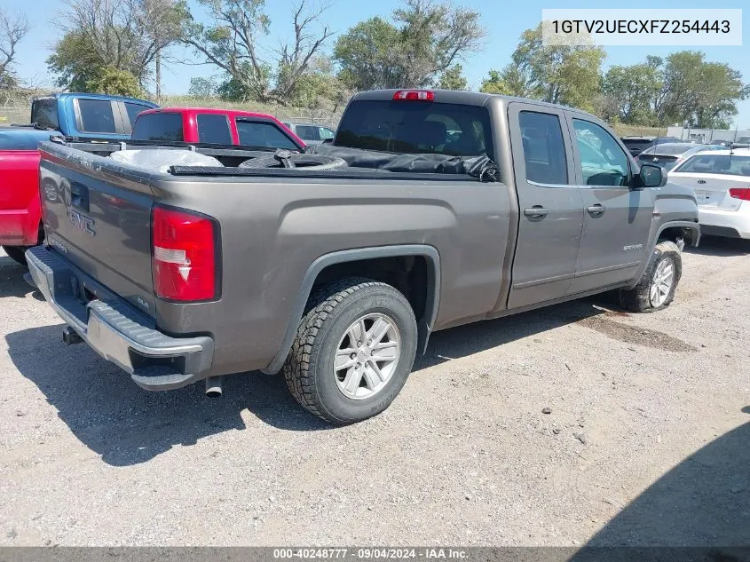 1GTV2UECXFZ254443 2015 GMC Sierra 1500 Sle