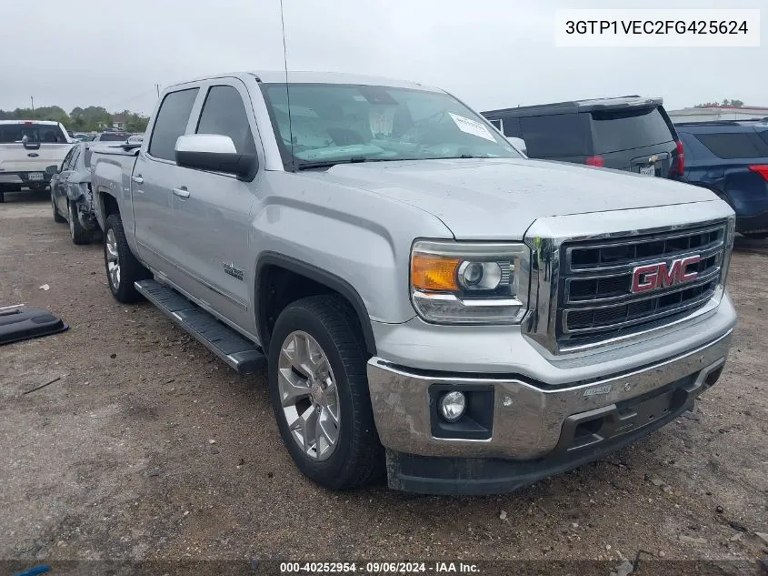 2015 GMC Sierra 1500 Slt VIN: 3GTP1VEC2FG425624 Lot: 40252954