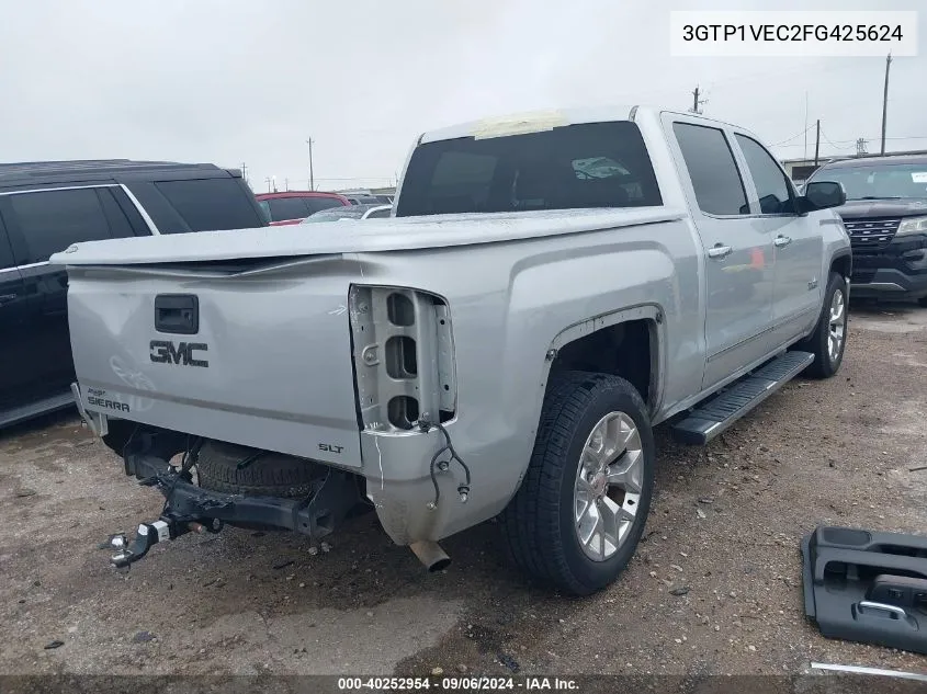 2015 GMC Sierra 1500 Slt VIN: 3GTP1VEC2FG425624 Lot: 40252954