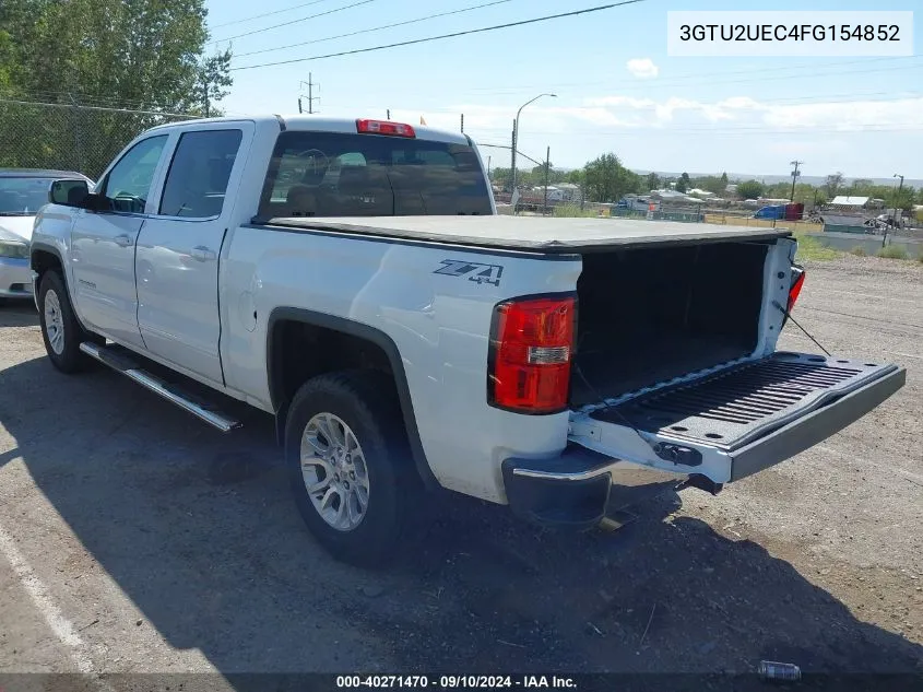 2015 GMC Sierra 1500 Sle VIN: 3GTU2UEC4FG154852 Lot: 40271470