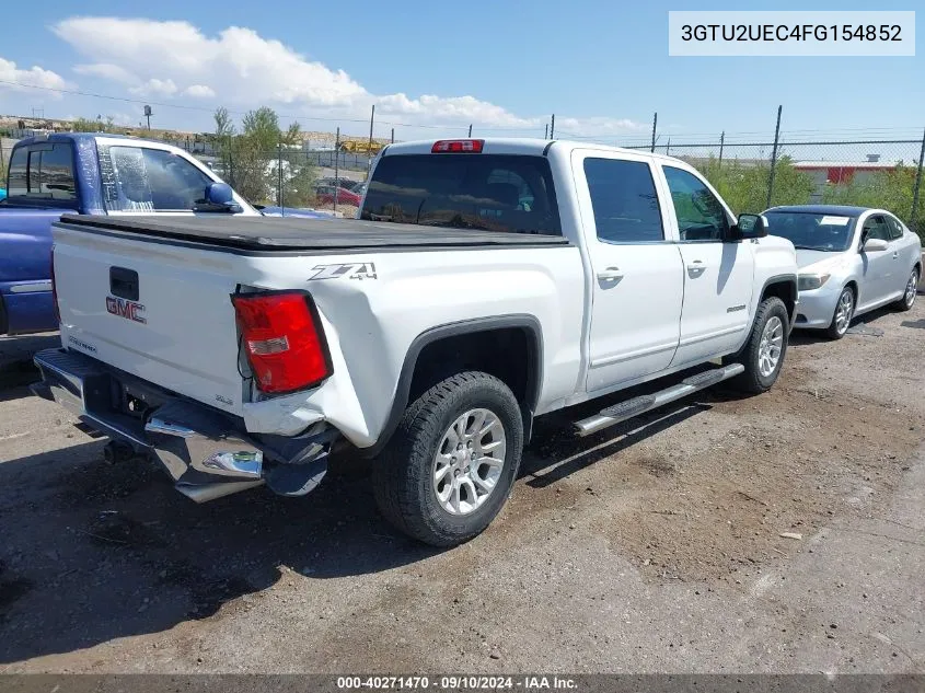 2015 GMC Sierra 1500 Sle VIN: 3GTU2UEC4FG154852 Lot: 40271470