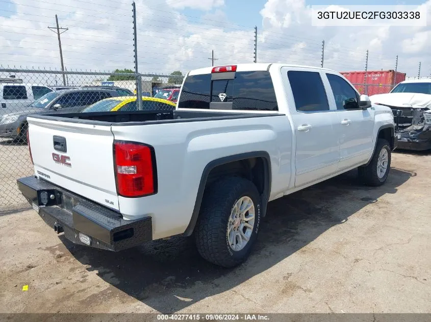 2015 GMC Sierra 1500 Sle VIN: 3GTU2UEC2FG303338 Lot: 40277415