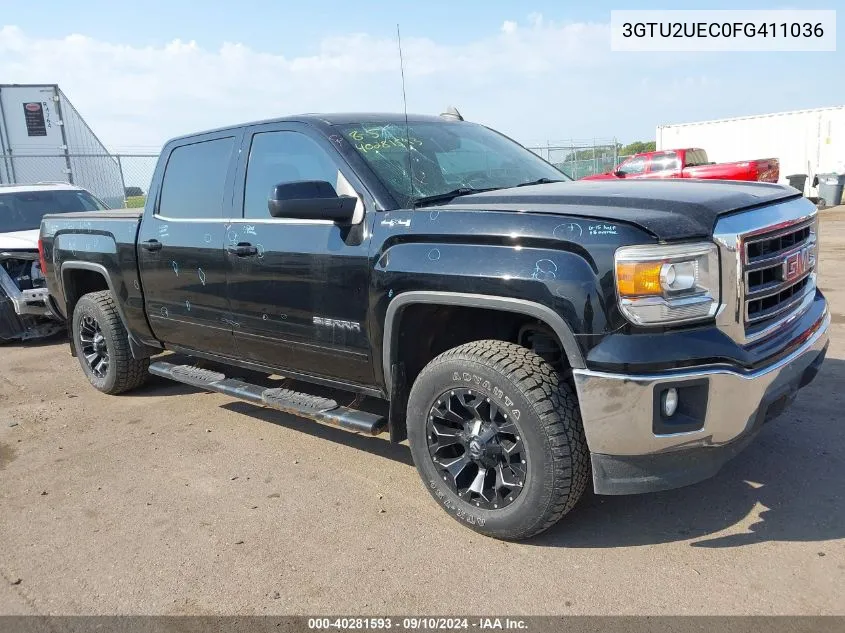 2015 GMC Sierra 1500 Sle VIN: 3GTU2UEC0FG411036 Lot: 40281593